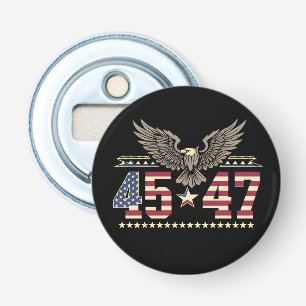Trump 45 47 Vintage American USA Eagle Flag Bottle Opener