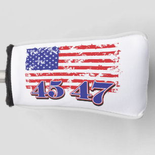 Trump 45 and 47 golf head cover