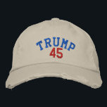 TRUMP 45 Distressed Chino Twill Cap - Stone<br><div class="desc">TRUMP 45 DISTRESSED CHINO TWILL CAP - STONE. WHO IS STILL SPORTING 45'S BALL CAPS?</div>