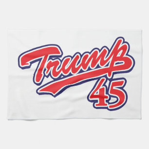 Trump 45! tea towel