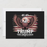 Trump 45th 47th President Flag 2025 Eagle America