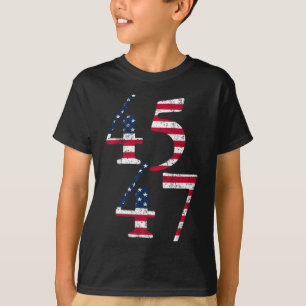 Trump 45th 47th President Inauguration Day Usa Fla T-Shirt