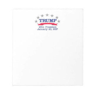 Trump 45th President Notepad