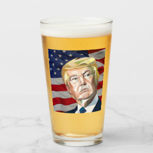 Trump 45th President of the USA - Gift Glass