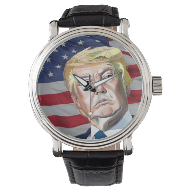 Trump 45th President of the USA - Gift Watch (Front)