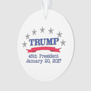 Trump 45th President Ornament