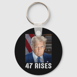 Trump 47 Rises Inauguration Photo Of Donald Trump Key Ring