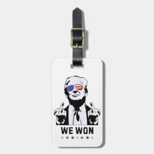 Trump 47 We Won Inauguration 47 US President 2024 Luggage Tag