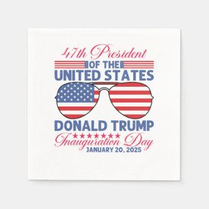 Trump 47th Inauguration 2025 Napkin