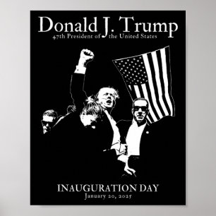 Trump 47th Presidential Inauguration Day Us Mega J Poster