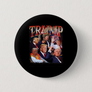 Trump 4eva 4th Of July Forever Love President We T 6 Cm Round Badge