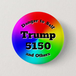 Trump 5150 6 cm round badge