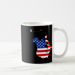 Trump 51 State Of American Canada Usa Flag United Coffee Mug