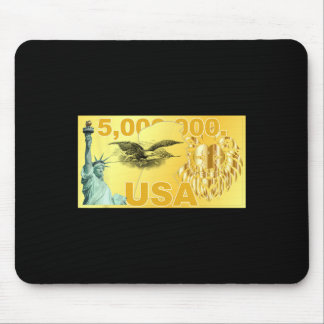 Trump 5 Million Dollar Wealthy Migrant American Go Mouse Pad