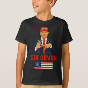 Trump 67 Meme Six Seven Funny Election Costume T-Shirt