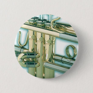 trump 6 cm round badge