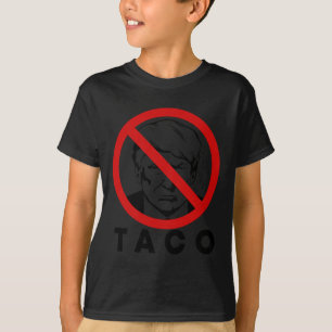 Trump Always Chickens Out Funny Taco Joke Retro St T-Shirt