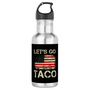 Trump Always Chickens Out Let's Go Taco 532 Ml Water Bottle