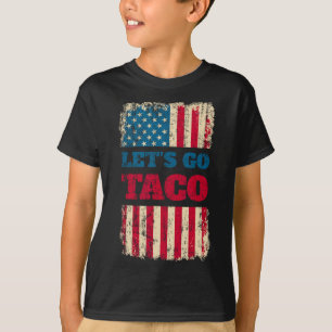 Trump Always Chickens Out Let's Go Taco  T-Shirt