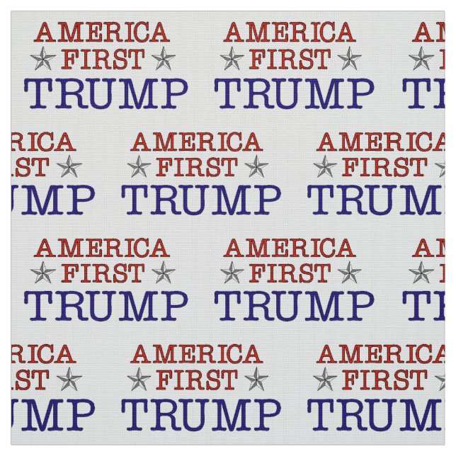 Trump America First Fabric (Swatch)