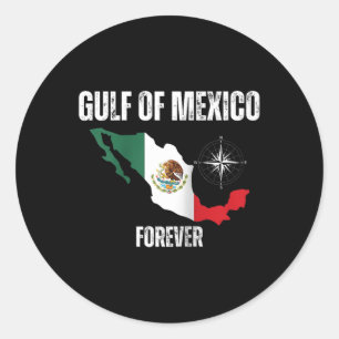 Trump America Gulf Of Mexico President Trump Gulf  Classic Round Sticker