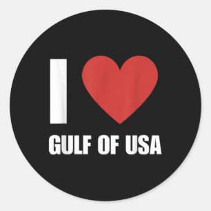 Trump America Gulf Of Mexico President Trump Gulf  Classic Round Sticker