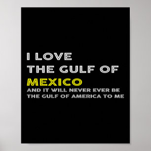 Trump America Gulf Of Mexico President Trump Gulf Poster
