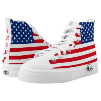 Trump American Flag Patriotic High Tops