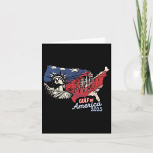 Trump America's Gulf Mexico President Trump 2025 A Card
