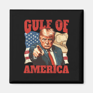 Trump America's Gulf Mexico President Trump 2025  Magnet