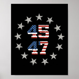Trump America's Gulf Mexico President Trump 45 47  Poster