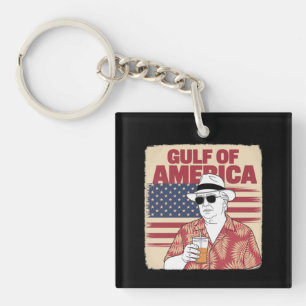 Trump America's Gulf Mexico President Trump  Key Ring