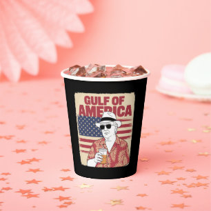 Trump America's Gulf Mexico President Trump Paper Cups