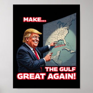 Trump America's Gulf Mexico President Trump  Poster