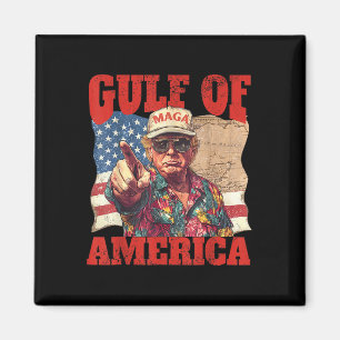 Trump America's Gulf Mexico President Trump Sombre Magnet
