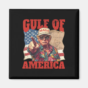 Trump America's Gulf Mexico President Trump Sombre Magnet