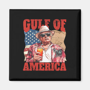Trump America's Gulf Mexico President Trump Sombre Magnet