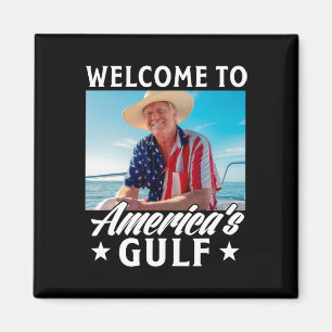 Trump America's Gulf Mexico President Trump Sombre Magnet