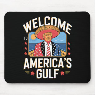 Trump America's Gulf Mexico President Trump Sombre Mouse Pad