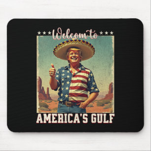 Trump America's Gulf Mexico President Trump Sombre Mouse Pad