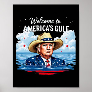 Trump America's Gulf Mexico President Trump With S Poster