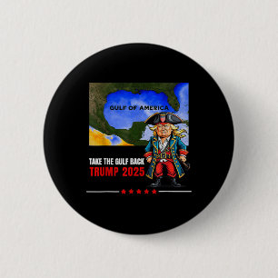 Trump America's Gulf Take The Gulf Ck Funny  6 Cm Round Badge