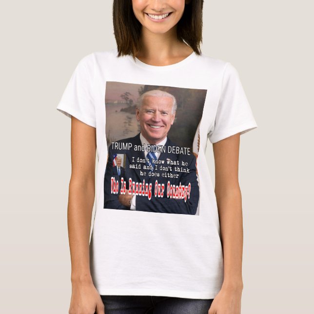 Trump and Biden Debate T-Shirt (Front)