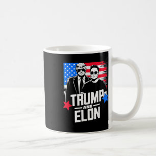 Trump And Elon 2024 Presidential Election American Coffee Mug
