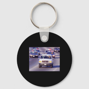 Trump And Fat Vance Police Car Chase Of Oma Meme  Key Ring