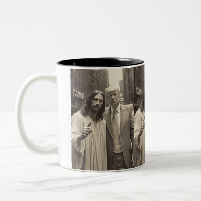 Trump and Jesus mug (Left)