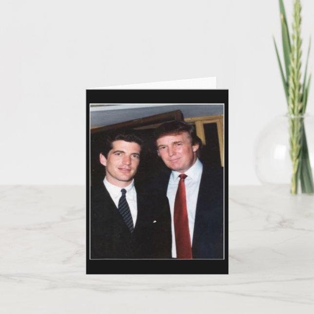 Trump And Jfk Anonymous  Card (Front)