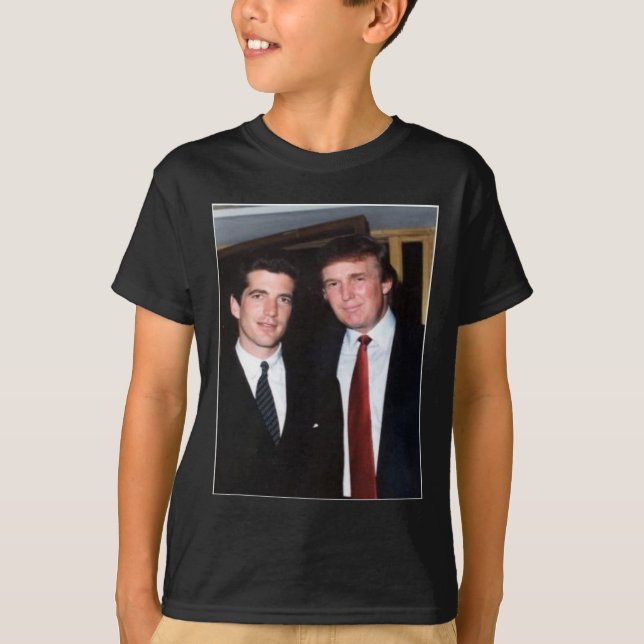 Trump And Jfk Anonymous  T-Shirt (Front)