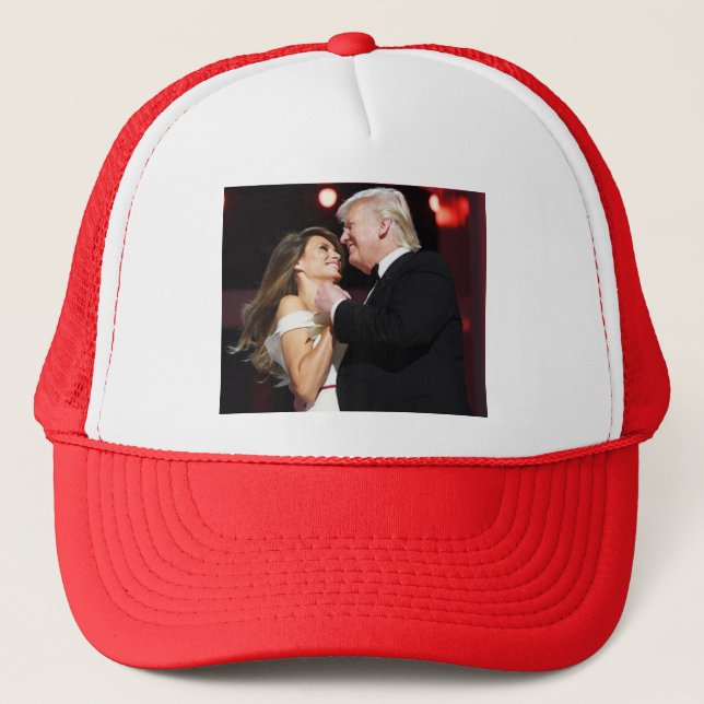 Trump-and-Melania Trucker Hat (Front)