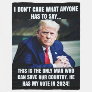 TRUMP and the ELECTION Fleece Blanket